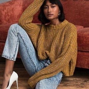 Happy X Nature Mustard Sweater